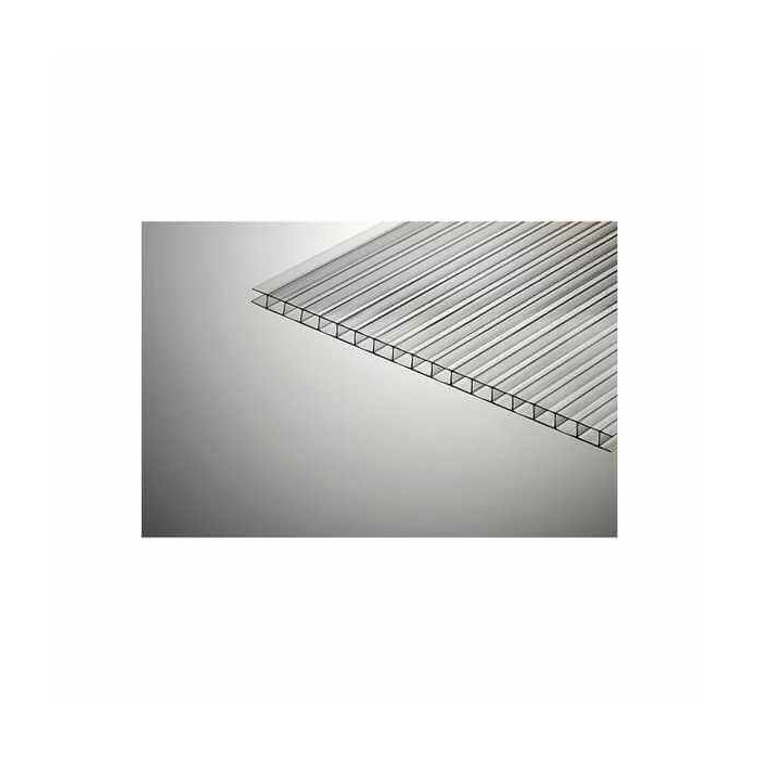 Сотовый поликарбонат 6 мм ПОЛИГАЛЬ ПРАКТИЧНЫЙ прозрачный 2100х6000 мм